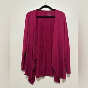 Torrid Super Soft Drape Cardigan - Magenta Color - EUC - Size 2